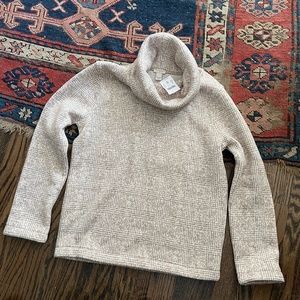 J Crew Long-sleeve funnelneck pullover Small S NWT